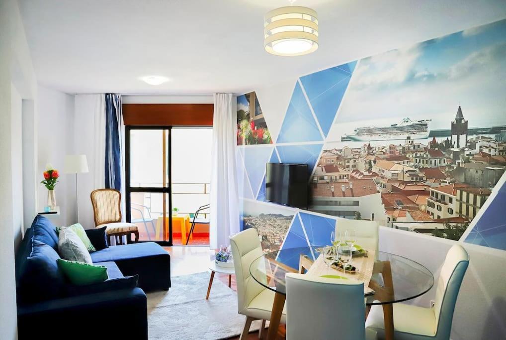 Funchal Downtown 5Min Marina + 2 Bedroom + Parking Eksteriør bilde